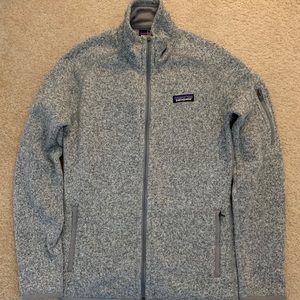 Women’s Patagonia grey fleece jacket size small